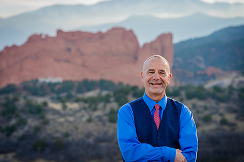 James Boelens in Garden of the Gods
