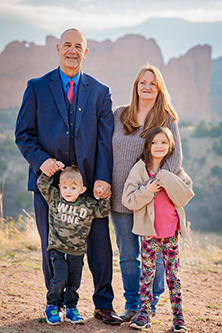 James Boelens with family