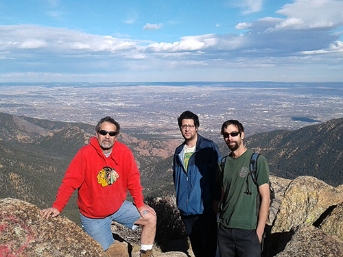 James Boelens on a hike